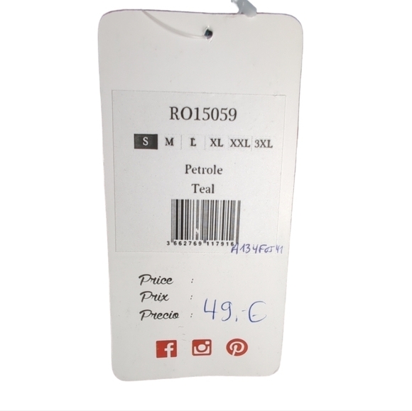 NWT Coline Funky Ruffle Hem Dress Size S - Picture 6 of 6